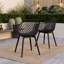 Ensemble de chaises de jardin à motif de losanges