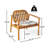 Meja Club Chair With Cushion, Set Of 2