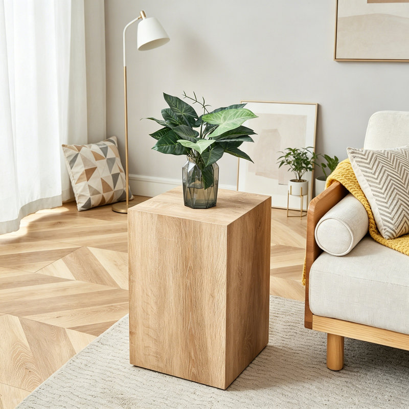 Table de bout avec base robuste