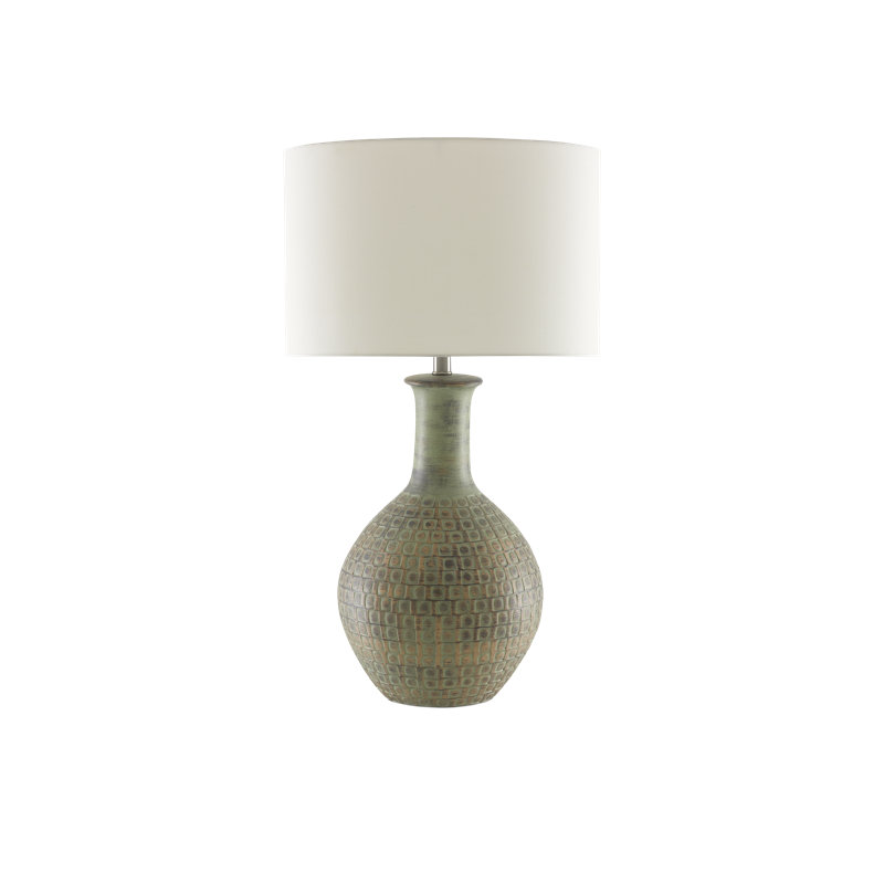 Lampe de table verte 30,5 "Loro