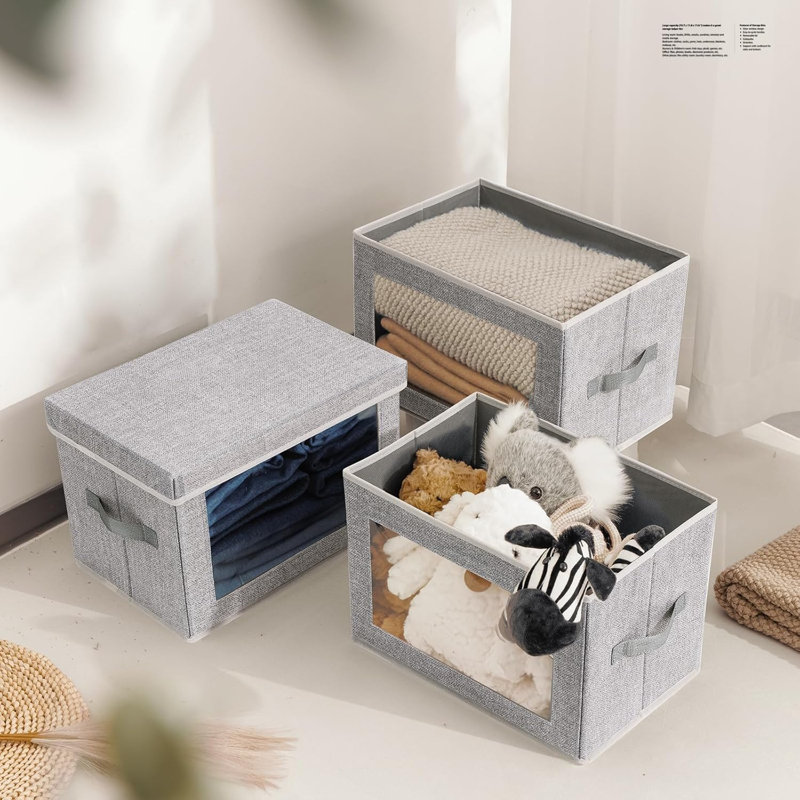 3-pack Foldable Cubes With Window