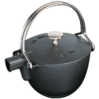 Staub Cast Iron 1-Quart Round Tea Kettle