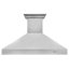 Hotte murale à conduit 48 pouces ZLINE CrownSound ™ en acier inoxydable avec haut-parleurs Bluetooth intégrés (667CRN-BT-48)