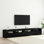 TV Cabinet Set 3 Pcs Black Oak Engineered Wood