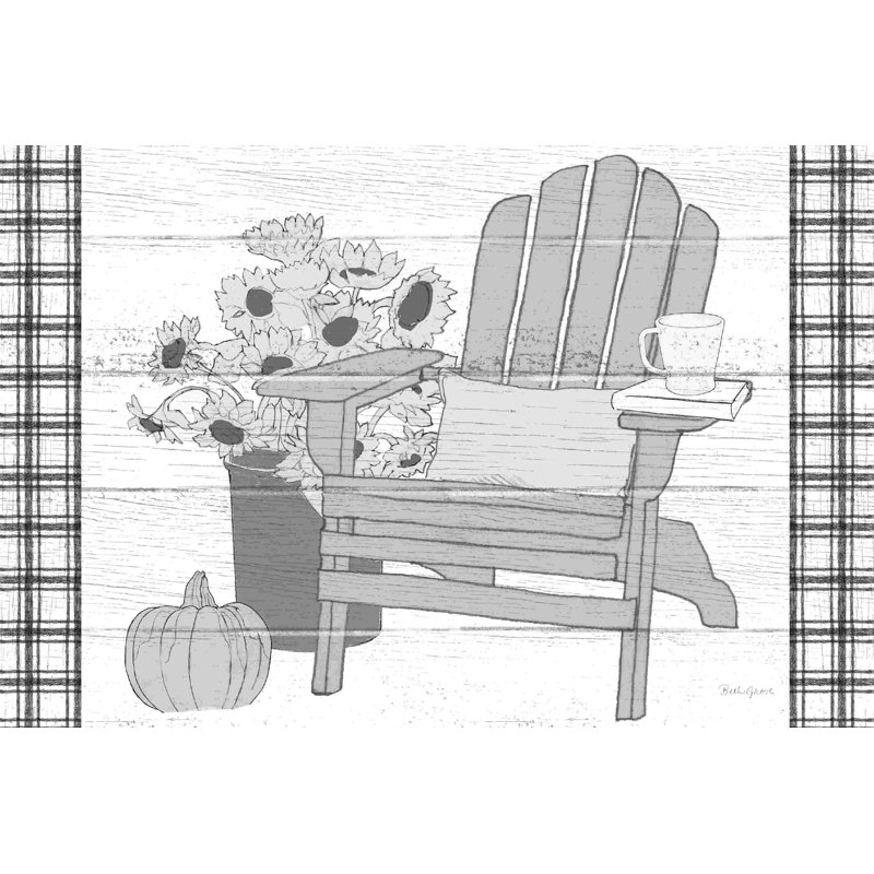 Cabine d'automne V, L 48 po x H 48 po