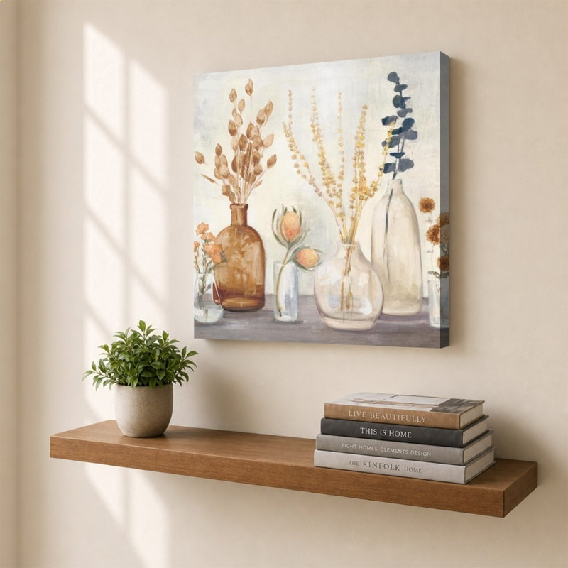«Autumn Greenhouse I Amber» par Julia Purinton - Impression sur toile, 36" H x 36" W, Does Not Apply
