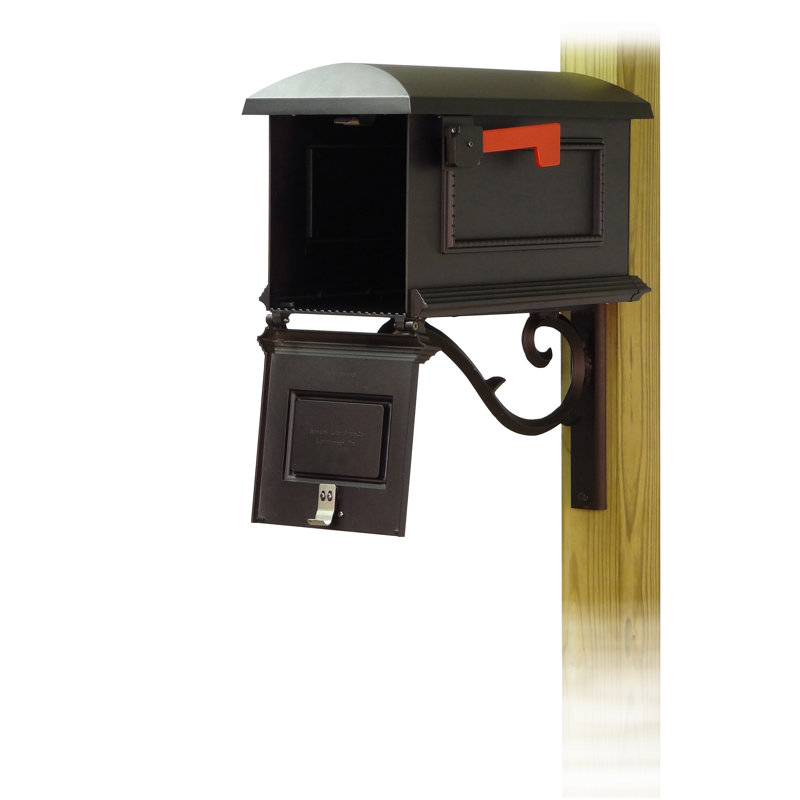 Aluminum Post Mounted Mailbox