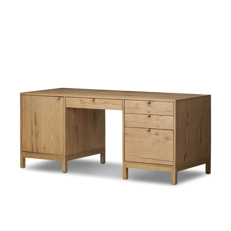 Tula Executive Desk-Worn Oak