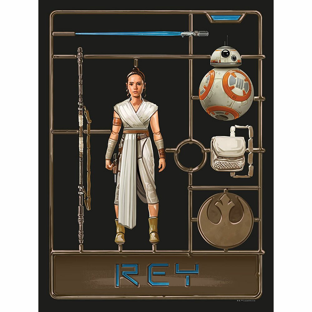 Star Wars Toy Rey Poster