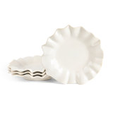 Lotus 4-Piece Dinner Plate Set Stoneware