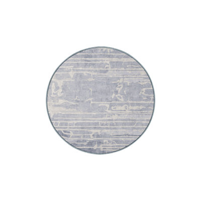 Machine Washable Blue Area Rug