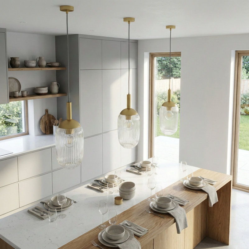 Luminaire suspendu en verre Kirkley