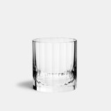 Fluted Handmade Crystal Drinking Glass