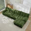 Canapé modulaire en forme de L de 138 pouces avec repose-pieds et canapé profond en chenille 4 places pour plus de confort et de style-431908308