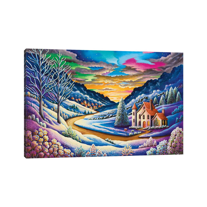 Snow by Andy Russell - Wrapped Canvas Painting, 66.04 cm H x 45.72 cm W x 3.175 cm D