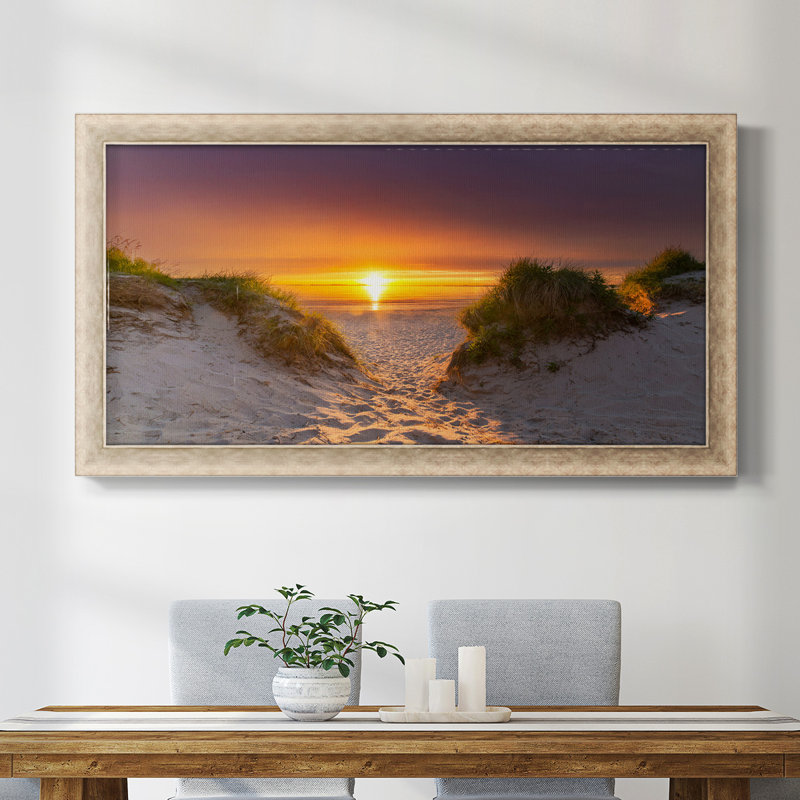 Path To Happiness - Reproduction de photo sur toile, H 25 po x l 45 po x P 1,25 po