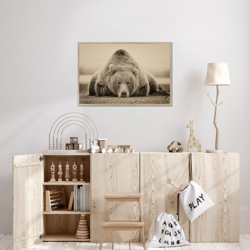 Deep Sleep by PHBurchett - Print, 65cm H x 95cm W, Natural Wood Framed Paper Print