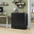 Black 5-Drawer Metal Mobile Cabinet, Also Serves As A Printer Rack/Craft Cabinet/Dressing Table, Suitable For Home Offices.-1420748627