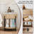 Marble Round End Table With Storage-1496349351-1496349346
