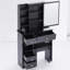 Petit meuble-lavabo 29,2 po avec tabouret de bureau et tabouret-1444875234