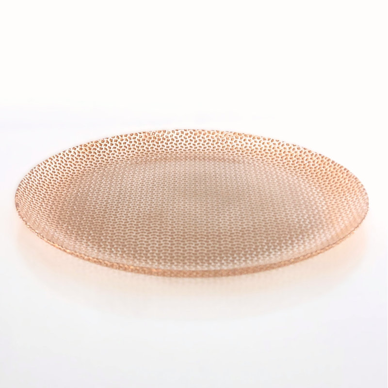 Assiette plate Ocer, Rose Gold