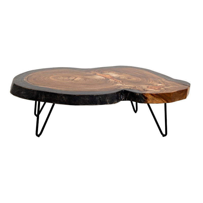 Parota Epoxy Live Edge Cocktail Table