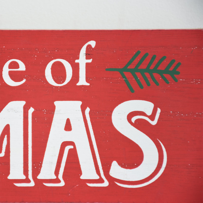 Signe «Believe in the Miracle of Christmas»