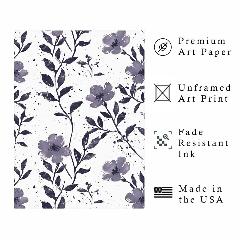 «Floral», H 16 po x l 12 po
