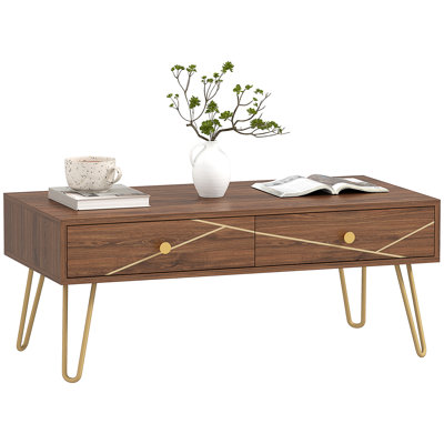 Harbine Coffee Table with Storage