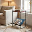 Naomi Enamel Magazine End Table