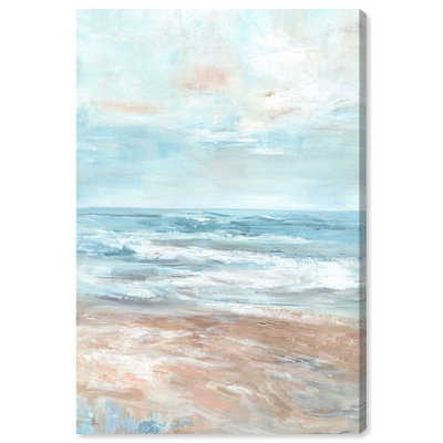 Sparkling Riviera Coastal Art Canvas Print by Art Remedy