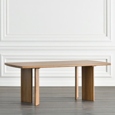 Niyathi Modern Simple Innovative Rectangular Ash Wood Dining Table