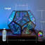 Lampe de table DEL Infinity Dodecahedron Magic-1456113795
