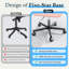Chaise de bureau pivotante en similicuir Criss Cross-1389697259