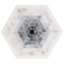 Ako 6" Hexagon Marble Micro Mosaic Tile-613342631