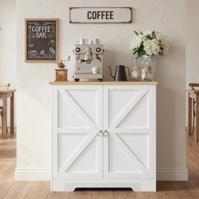 31.5"Sideboard Buffet Cabinet ，Coffee Bar  for Kitchen or Living Room