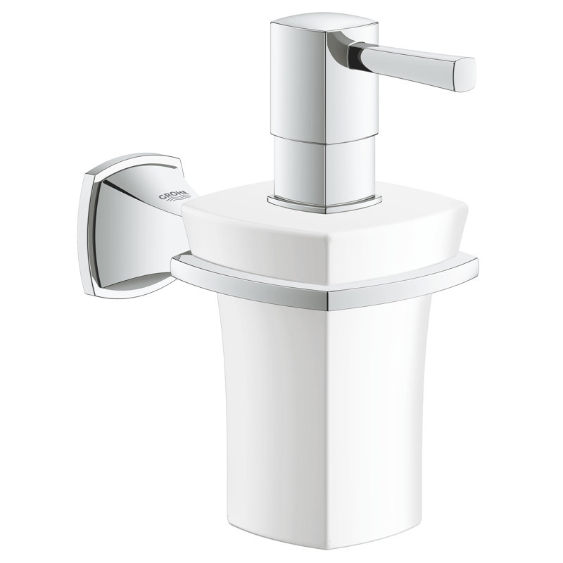 Grandera® Soap Dispenser with Holder, StarLight Chrome