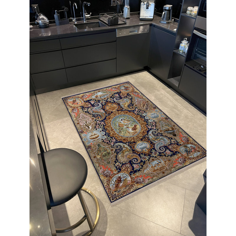 Tapis rectangulaire Yazlin, Rectangle 3 pi 4 po x 6 pi 7 po