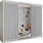 Sliding Wardrobe with Mirror Modern Bedroom 4 Colours 3 Sizes-1899197085-1897374372