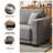 86 Inch Sofa With Extra Deep Seats Oversize,2 Seater Sofa For Living Room-2115167689