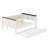 Daybed With Storage Shelves, Upholstered Backrest, USB, And Trundle-745296621