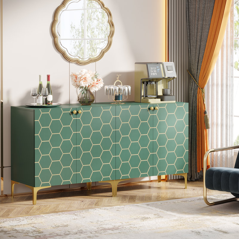 Doukala 63'' Sideboard, Green