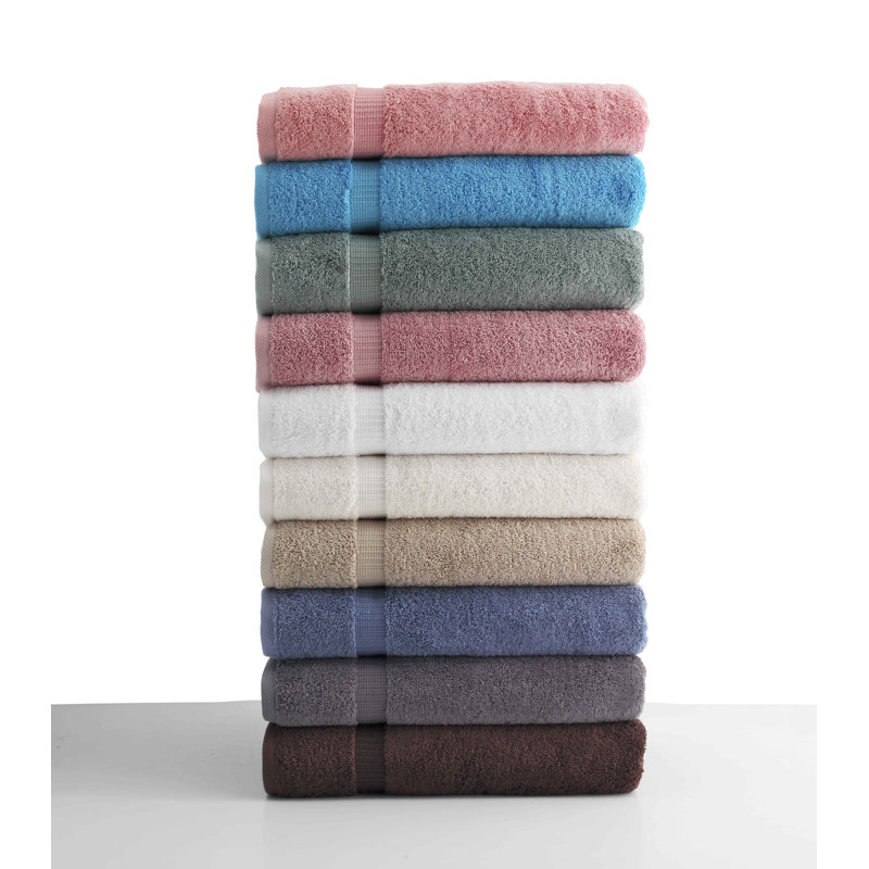 Essuie-mains en coton turc Agathon, Rose