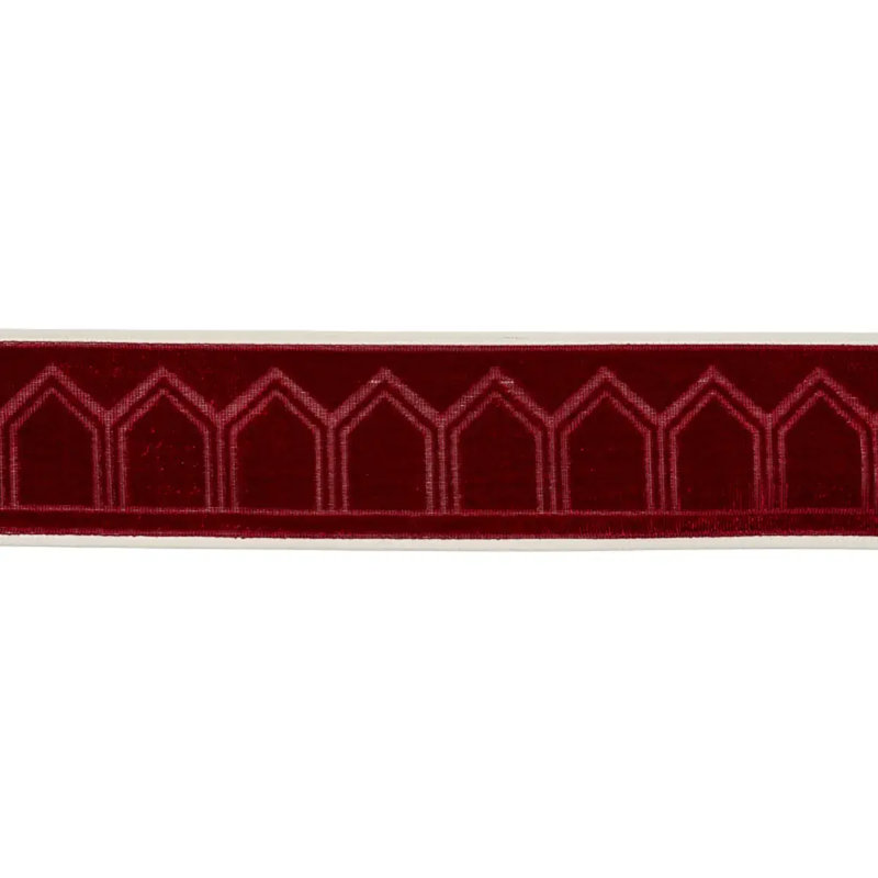 Vizier Velvet Tape, Ruby