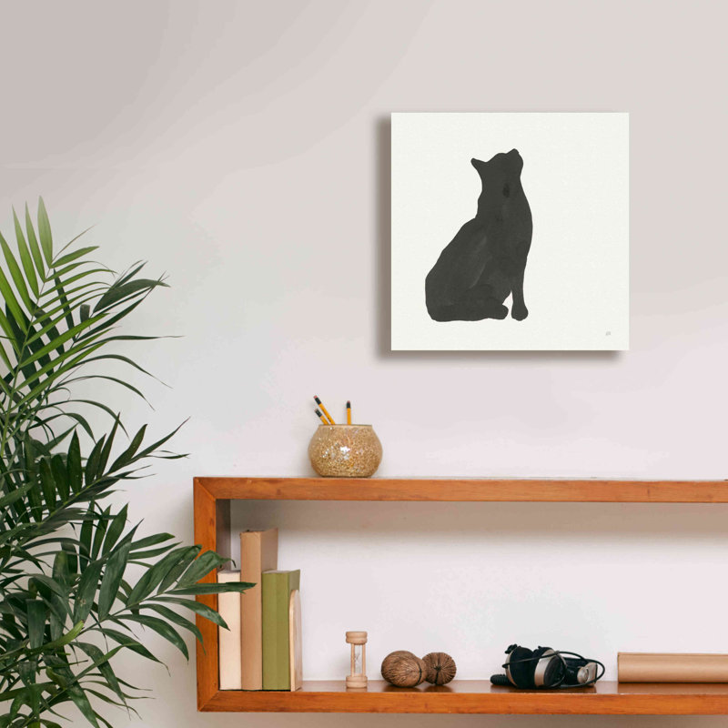«Black Cat III» par Chris Paschke, H 12 po x l 12 po x P 0,75 po