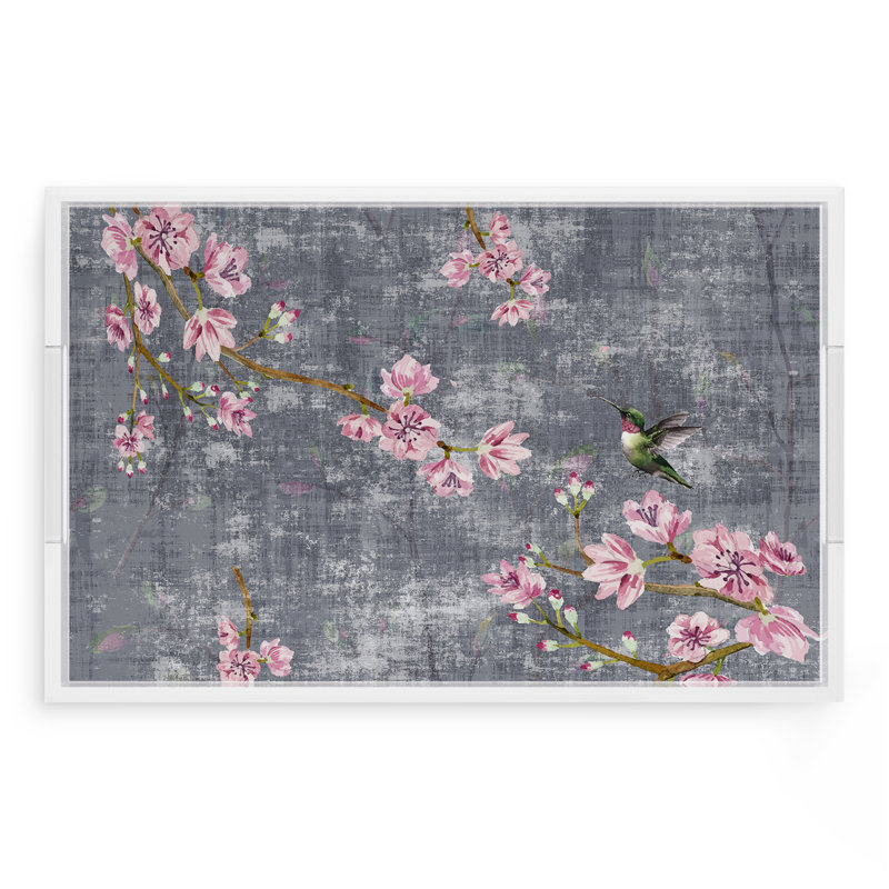 Plateau décoratif Blossom Fantasia, L 22,5 po x P 14,5 po x H 2 po