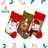 17.5" Jute Christmas Stockings, Set of 3