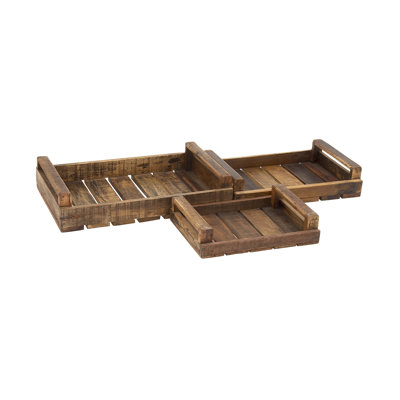 Crosstown 3 Piece Accent Tray Set