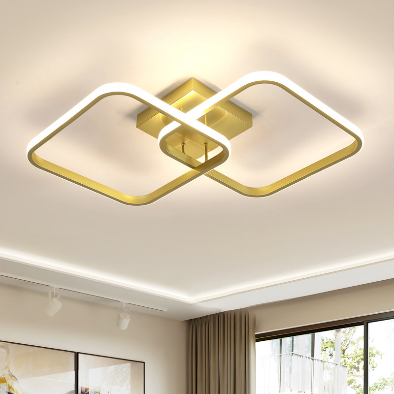 Square Flush Mount, 3000K-6500K