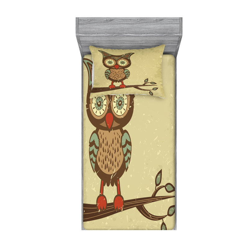 Microfiber Sheet Set, Twin Sheet Set with Fitted Sheet